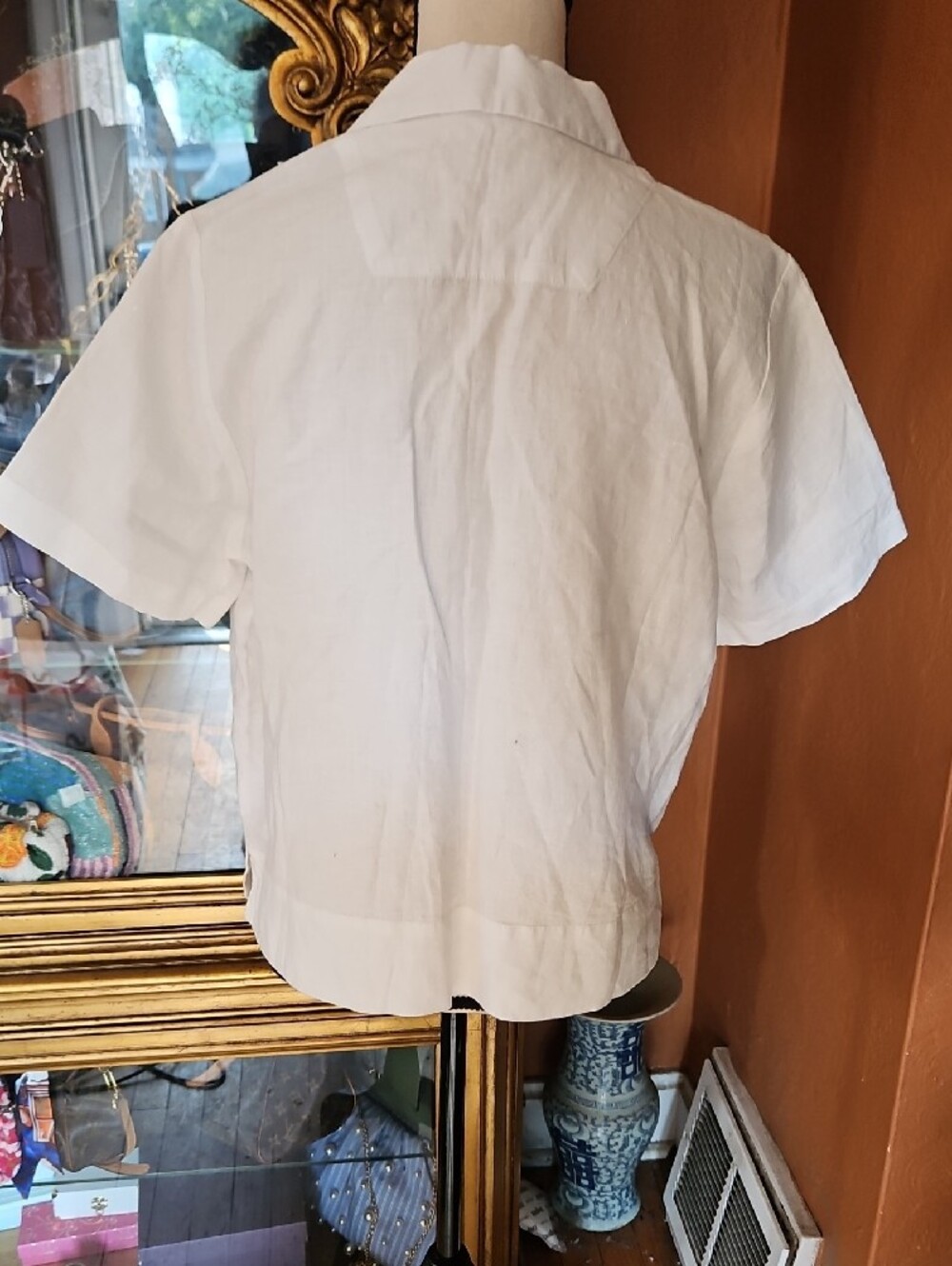 Quince 100% European Linen Shirt In White - Picture 10 of 13